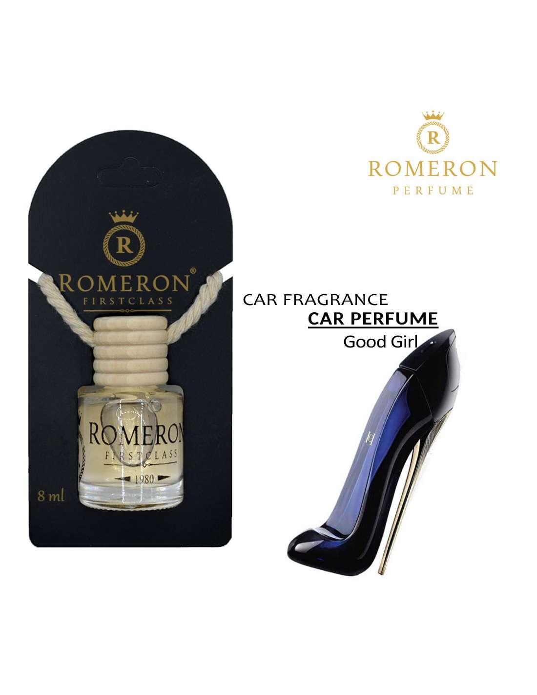 Perfume car fragrance romeron
